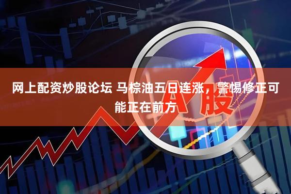 网上配资炒股论坛 马棕油五日连涨，警惕修正可能正在前方